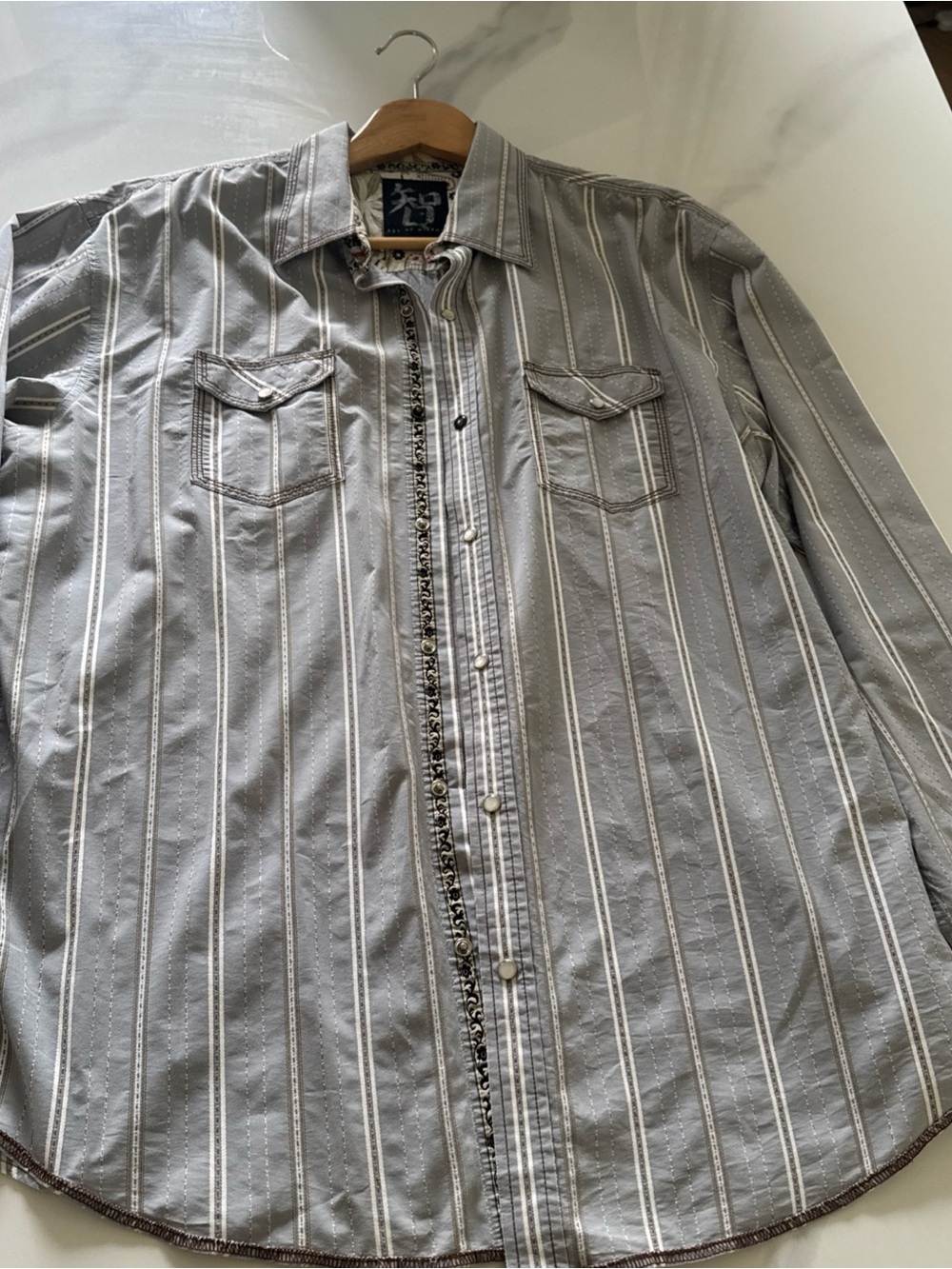 Age of Wisdom, Men’s casual button down shirt, like new, size XXL